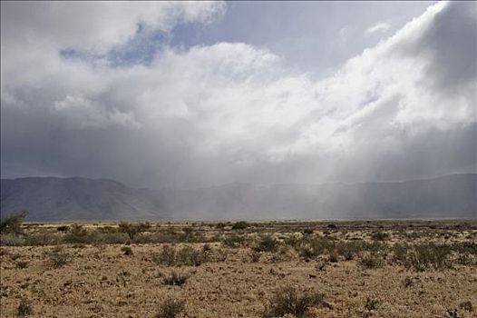 雨,正面,山峦,纳米比亚,非洲