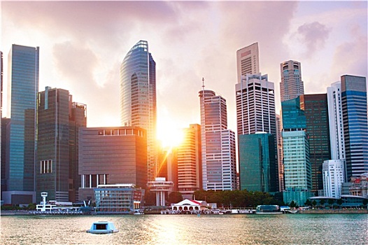 新加坡,城市核心区,天际线