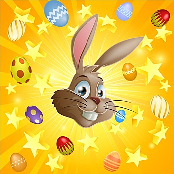 复活节,兔子,巧克力蛋