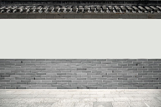 中式灰瓦白墙