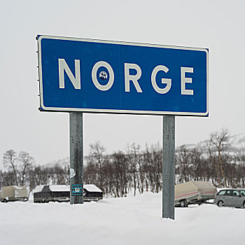 信息指示,雪,诺尔博滕县,瑞典