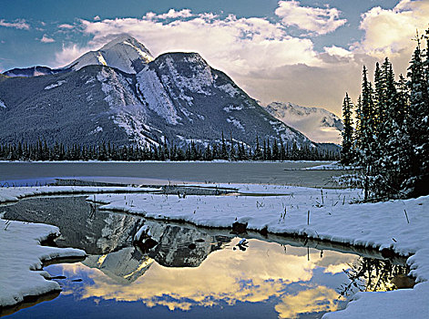 山,老鹰,碧玉国家公园,艾伯塔省,加拿大