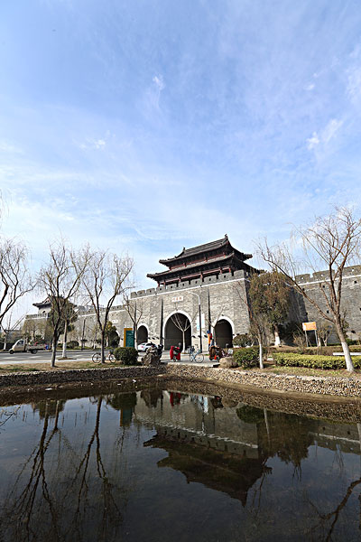 淮安古城墙遗址图片