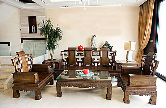 客厅,老式,中国,家具