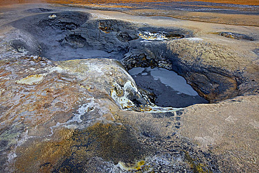 地点,卡拉夫拉,火山,区域,米湖,北方,冰岛,欧洲