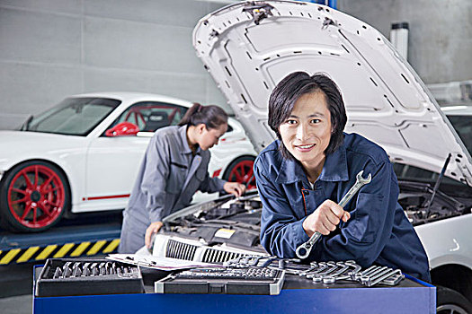 男性,技工,汽修車間