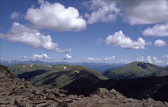 上方,山峦,卡林西亚,奥地利