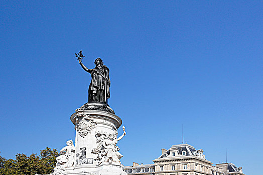 巴黎,地点,共和国,纪念建筑