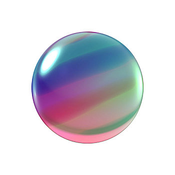 水晶,彩色,泡泡,球
