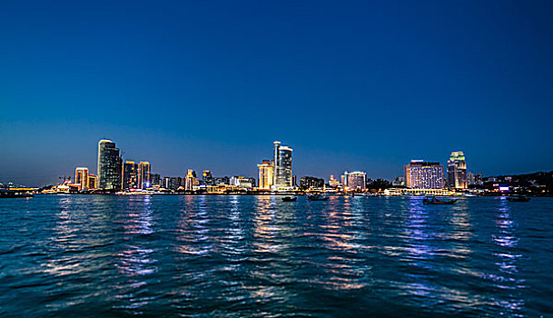 鹭江道夜景厦门夜景