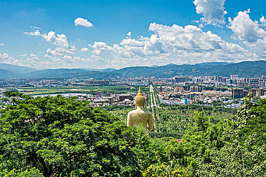 云南西双版纳景洪勐泐大佛寺