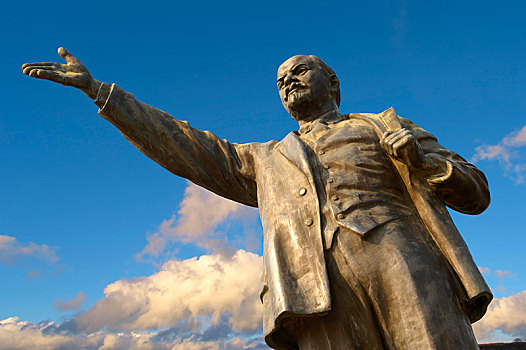 列宁,雕塑,纪念品,公园,布达佩斯,匈牙利,欧洲