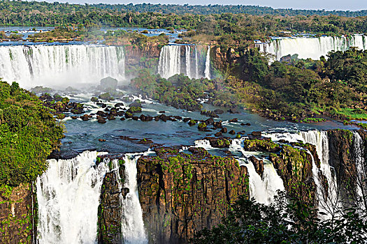 风景,伊瓜苏瀑布,巴西,伊瓜苏,南美