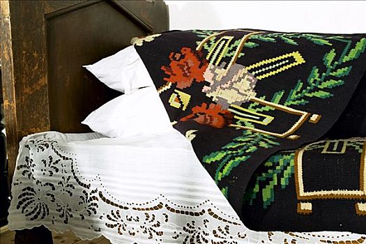床上用品,室内,塞尔维亚,19世纪,艺术家,未知