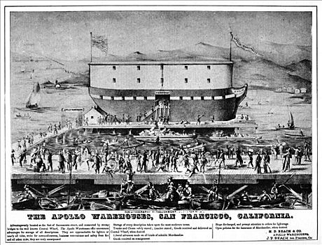 阿波罗,仓库,旧金山,加利福尼亚,19世纪