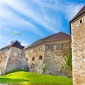 卢布尔雅那,城堡,斯洛文尼亚,欧洲