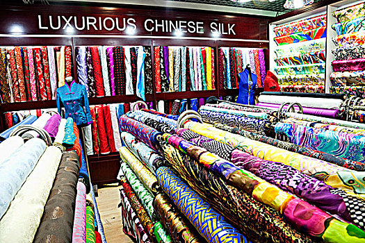 丝绸,市场,材质,店,北京,中国