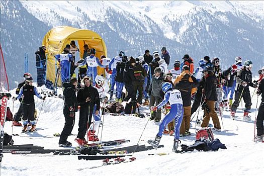 开端,帐蓬,瑞士人,高山滑雪板,冠军,2009年,恩加丁,格劳宾登州,瑞士,欧洲