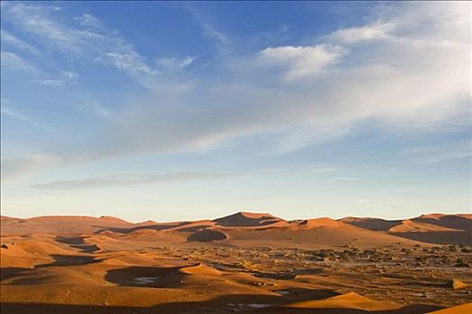 日出,沙丘,纳米布沙漠,纳米比亚
