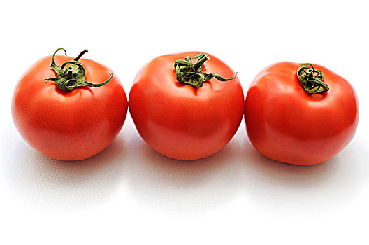 三个,成熟,西红柿