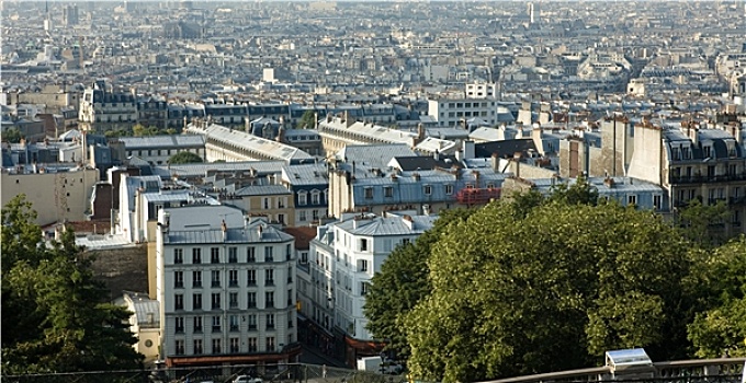 风景,巴黎,蒙马特尔