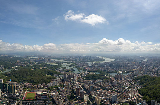 惠州高清航拍全景图图片