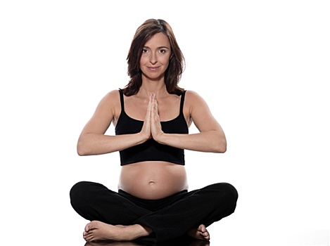 孕妇,瑜伽姿势