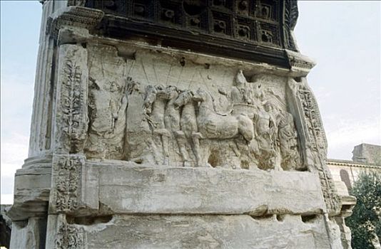 提图斯拱门,古罗马广场,罗马,艺术家,未知