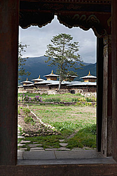 敞门,宫殿,布姆唐,地区,不丹