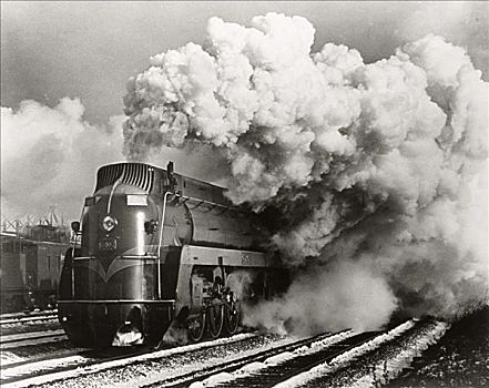 蒸汽机车,芝加哥,伊利诺斯,美国