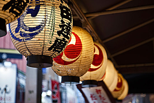 纸灯笼,光亮,东京,日本