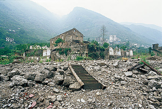 三峡搬迁工地