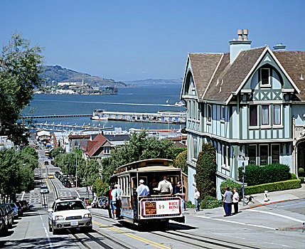 有轨电车,旧金山,加利福尼亚,美国