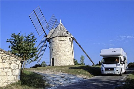 法国,风车