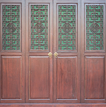 中式木门图片
