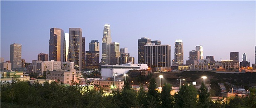 写字楼,金融区,洛杉矶,加利福尼亚,市区,横图