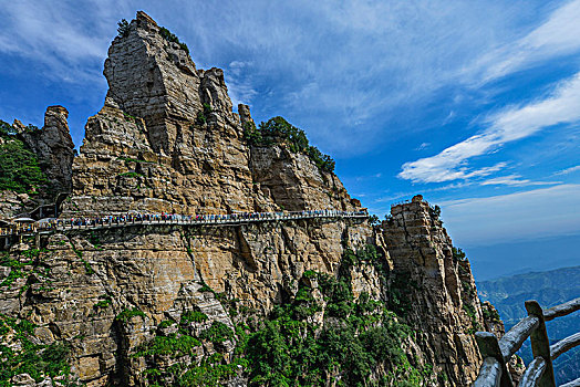 中国,河北,白石山景观