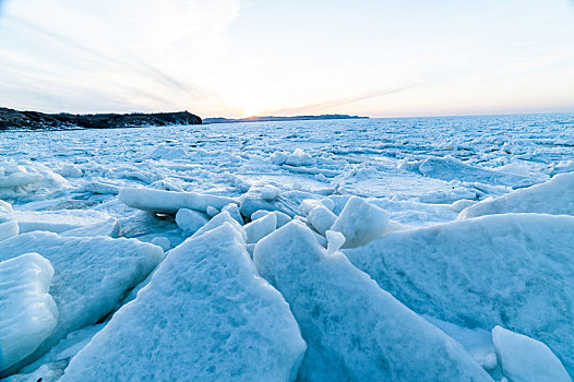 冰封渤海湾