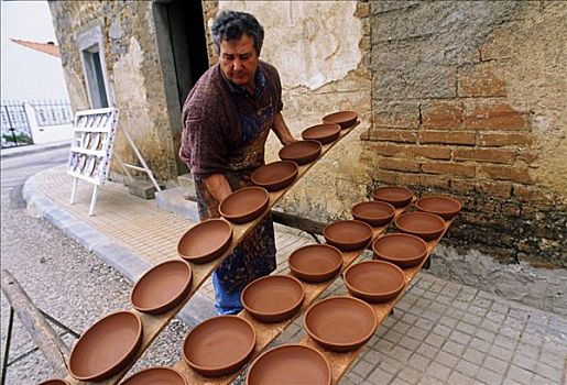 葡萄牙,陶瓷,制作