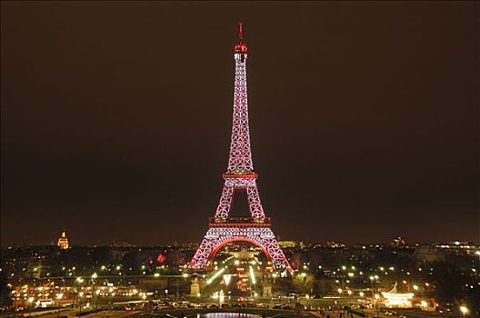 图像,巴黎,埃菲尔铁塔,胭脂,2004年