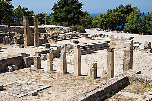 古迹,罗得斯,多德卡尼斯群岛,希腊,欧洲