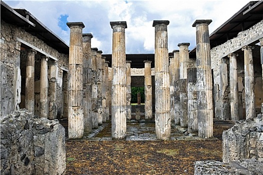 古老,罗马,柱子