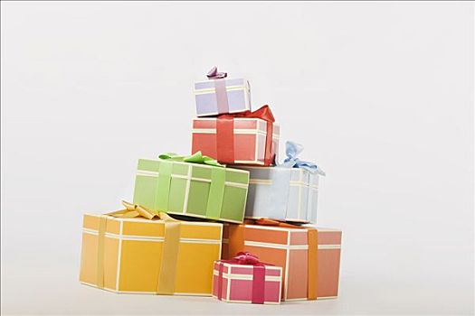 礼物堆图片