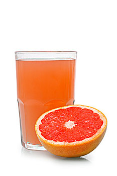 柚子,果汁,抠像,隔绝,白色,背景
