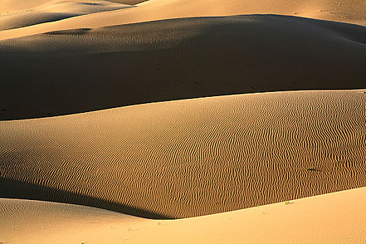 中国内蒙包头响沙湾沙漠风光
