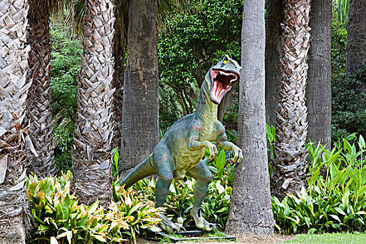 雕塑,恐龙,公园,安达卢西亚,西班牙