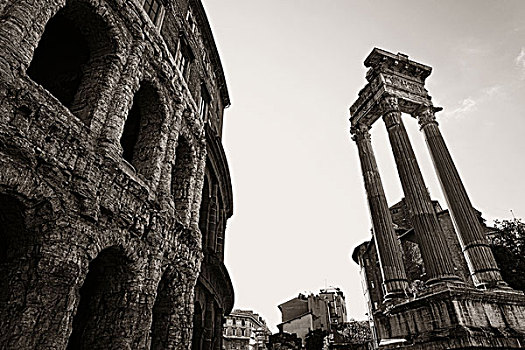 剧院,历史,遗址,罗马,意大利