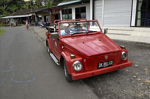 老,大众汽车,靠近,巴厘岛,印度尼西亚