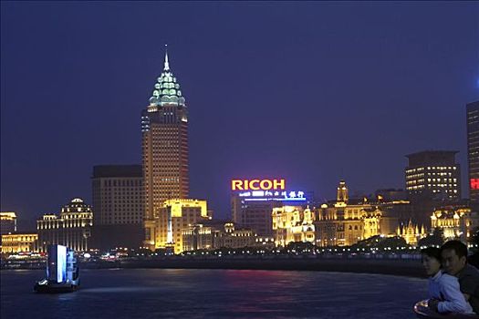 上海,外滩,夜晚