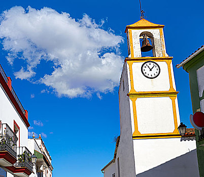 道路,钟楼,西班牙,安达卢西亚